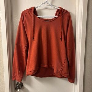 VENUS Burnt Orange Hoodie Sweatshirt